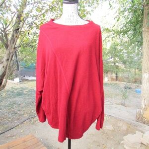 Maurices Rich Red Oversized Sweater